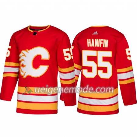 Herren Eishockey Calgary Flames Trikot Noah Hanifin 55 Adidas Alternate 2018-19 Authentic